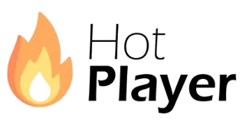 Official logo of Hot Player application for smart TVs and streaming boxes